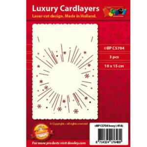 Card Layer Feu d'artifice Ivoire
