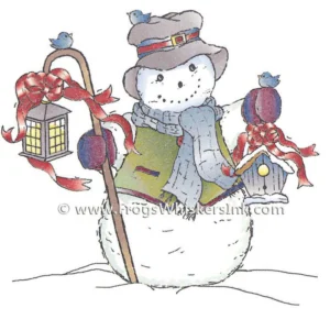 .tampe Frog's Whiskers Charlie le Bonhomme de neige