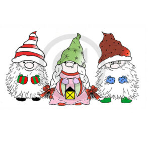 Étampe Frog's Whiskers Gnomes de Noël