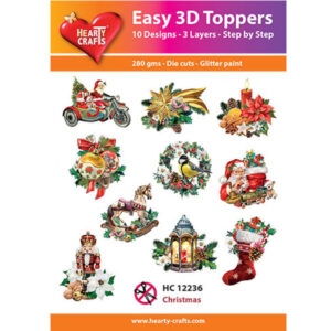 Hearty Crafts 3D toppers Noël