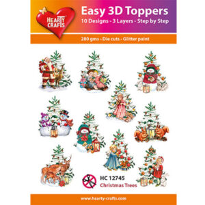 Hearty Crafts 3D toppers Sapin de Noël