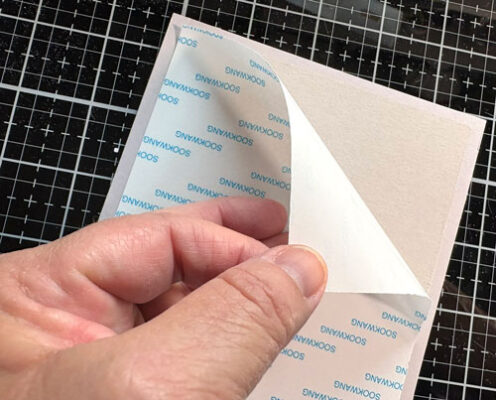 Feuille adhésive double face 