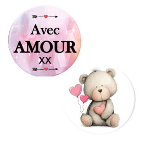 Badges Herazz Avec Amour