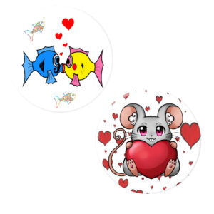 Herazz Badges St-Valentin
