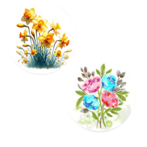 Herazz Badges Printemps Floral