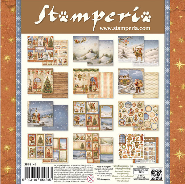 Stamperia Collection 8"x8" Sainte Nuit