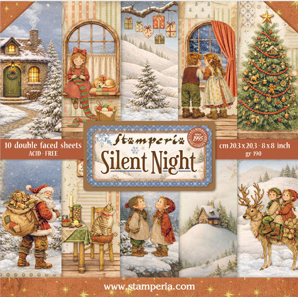 Stamperia Collection 8"x8" Sainte Nuit