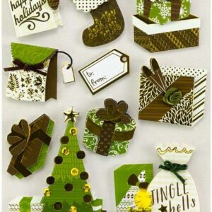 Jolee's Boutique Autocollants Cadeaux de Noël