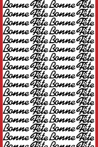 Peel Off Bonne Fête Noir