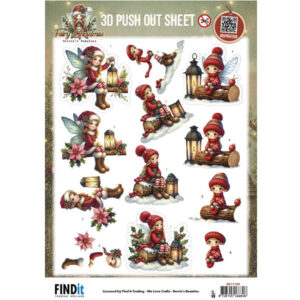 Find It Trading Image 3D Fée de Noël Lanternes