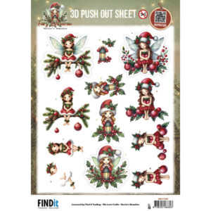 Find It Trading Image 3D Fée de Noël