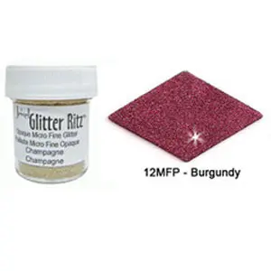 Glitter Ritz Micro Fine Burgundy