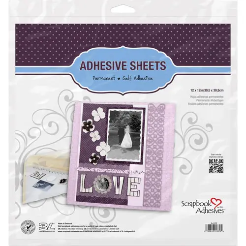 Feuilles adhésives 3L 12" x 12"