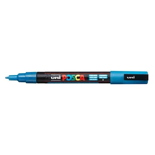 POSCA Marqueur Pointe Fine Glitter Bleu