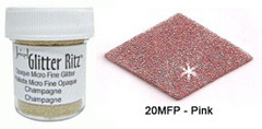 Glitter Ritz Micro Fine Rose Pâle
