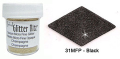 Glitter Ritz Micro Fine Noir