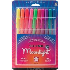 Stylo Gelly roll ensemble de 10 Moonlight