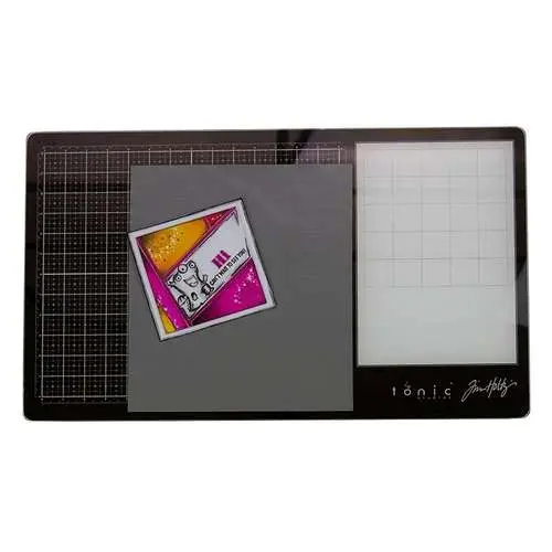Tim Holtz Tapis antidérapant pour Glass Media Mat