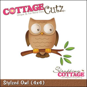 CottageCutz Hibou stylisé