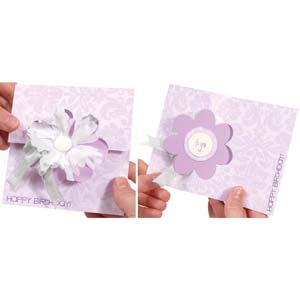 Sizzix Movers & Shapers L Die - Carte Flip-Its Fleur