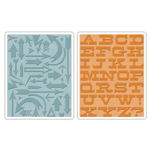 Sizzix Arrows & Boardwalk  Embossage