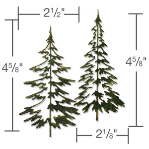Sizzix Thinlits Die - Sapins