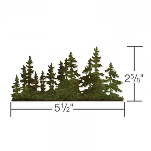 Sizzix Thinlits Die Tree Line