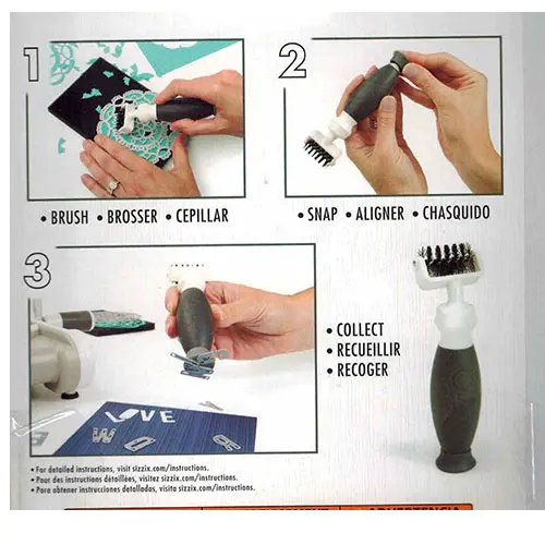 Sizzix Outil pour enlever les petits papiers des matrices