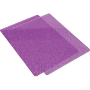 Sizzix Cutting Pads (2) Violet avec glitter