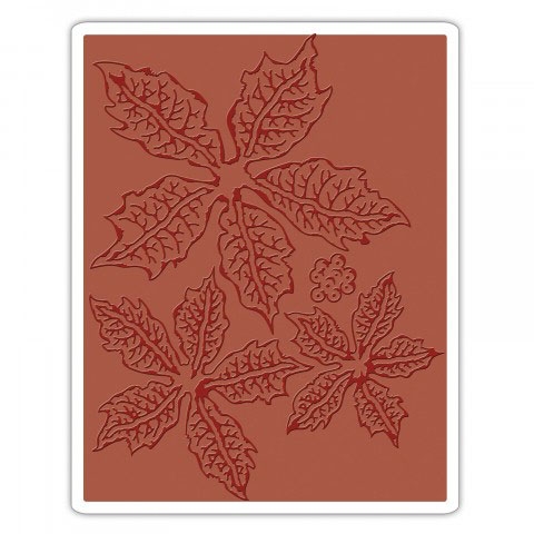 Sizzix Bigz Die & Plaque embossage Tattered Poinsettia