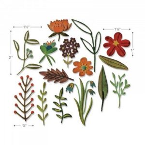 Sizzix Thinlits Die - Floral