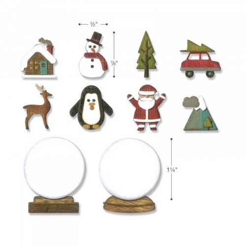 Sizzix Thinlits Die Petits Snowglobes