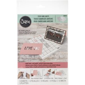 Sizzix Big Shot Grille Adhésive 5 Feuilles 6.0"X8.5"