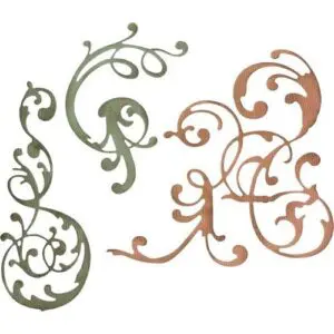 Sizzix Die Thinlits Ornements flourish