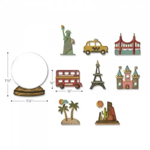 Sizzix Die Thinlits Globe Voyage