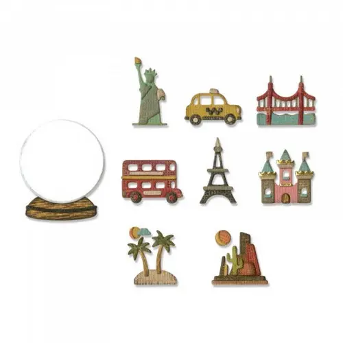 Sizzix Die Thinlits Globe Voyage