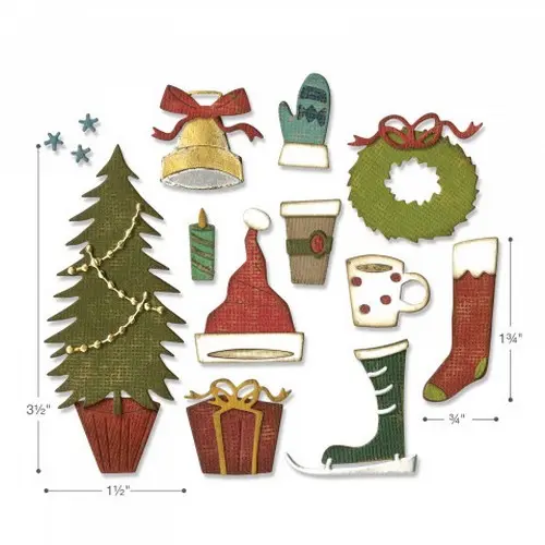 Sizzix Die Thinlits Festive Things