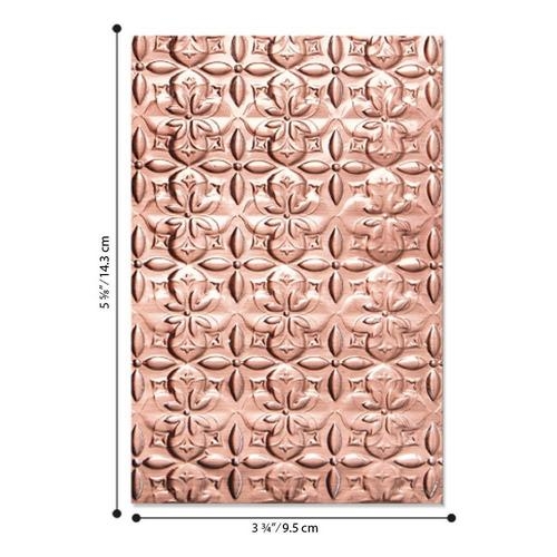 Sizzix Plaque embossage 3D Carreau ornemental