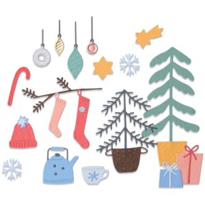 Sizzix Die Thinlits Acclamations de Noël