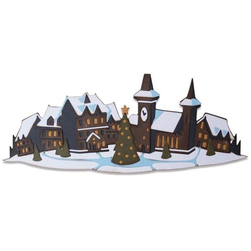 Sizzix Die Thinlits Village de Noël