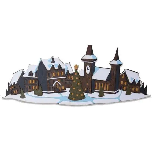 Sizzix Die Thinlits Village de Noël