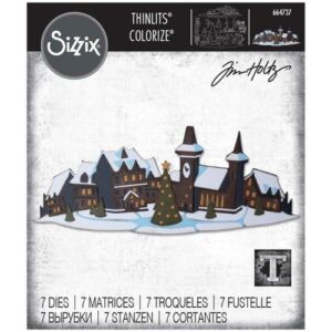 Sizzix Die Thinlits Village de Noël