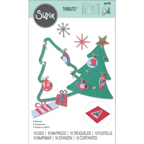 Sizzix Die Thinlits Arbre de Noël