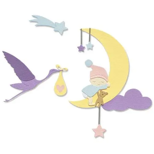 Sizzix Die Thinlits Bébé Lunaire