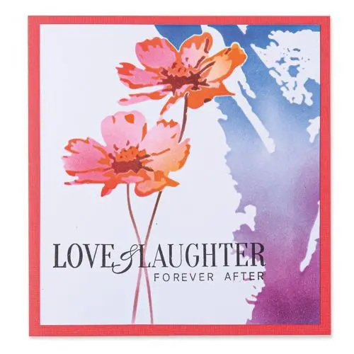 Sizzix Stencils en couches Fleurs