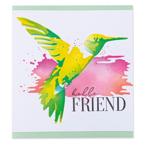 Sizzix Stencils en couches Colibri