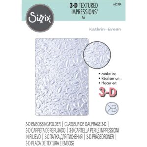 Sizzix Plaque embossage 3D Lacé