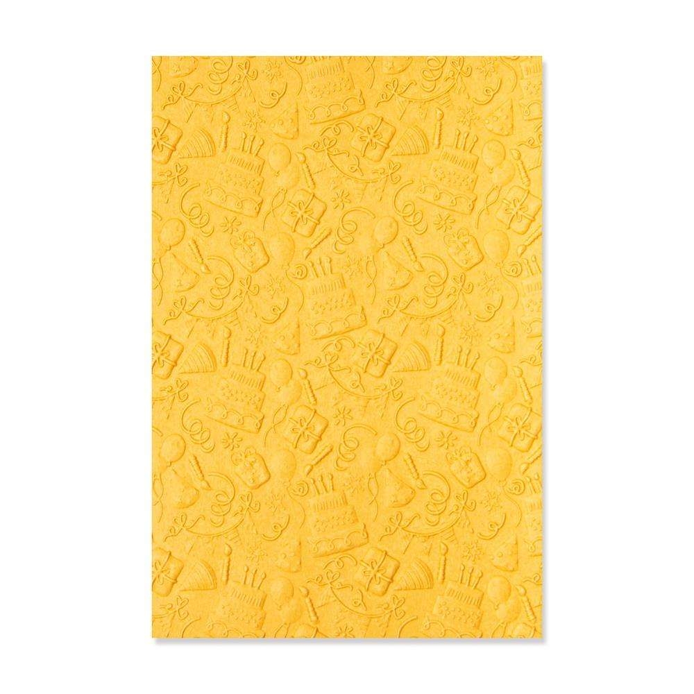 Sizzix Plaque embossage 3D Célébration