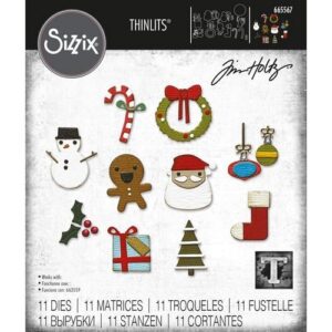 Sizzix Die Thinlits Noël Minis
