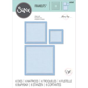 Sizzix Die Framelits Cadres Carrés